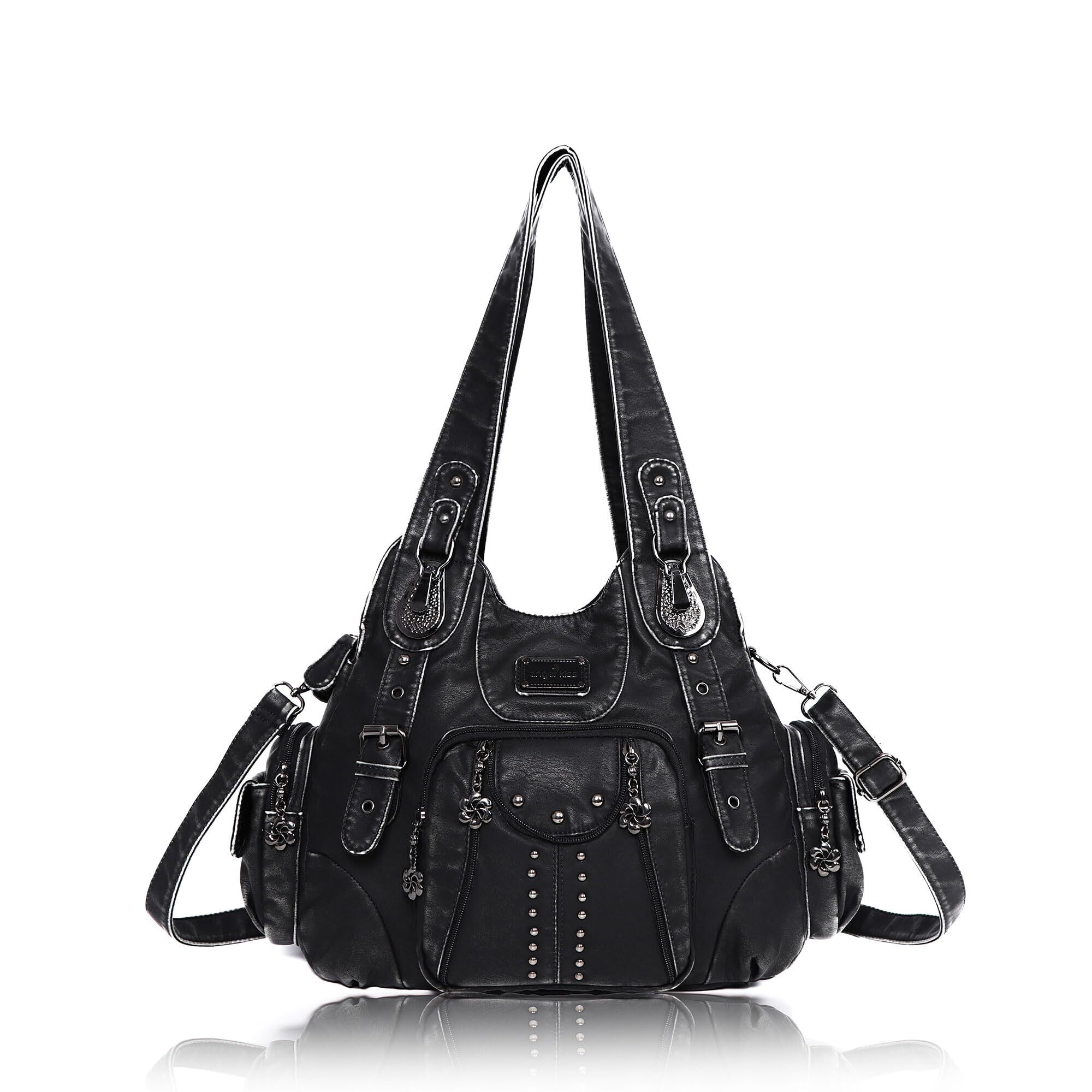 1442 Soft Pu Leather Hobo Handbags Large Fashion Purses And Handbags